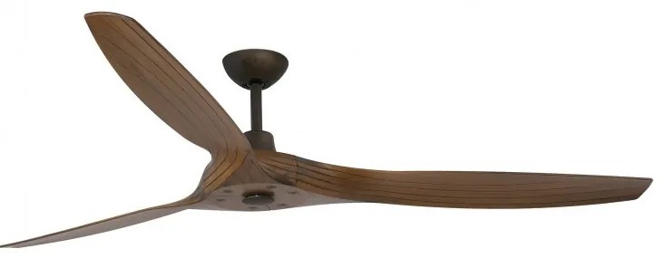Ventilator de tavan cu telecomanda design modern MOREA maro/ lemn nuc