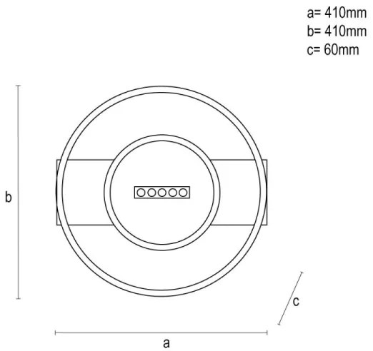 Plafonieră LED dimabilă LED/60W/230V 3000-6500K + telecomandă