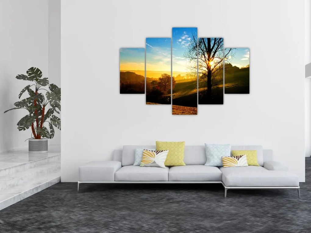 Tablou cu răsăsrit de soare (150x105 cm)