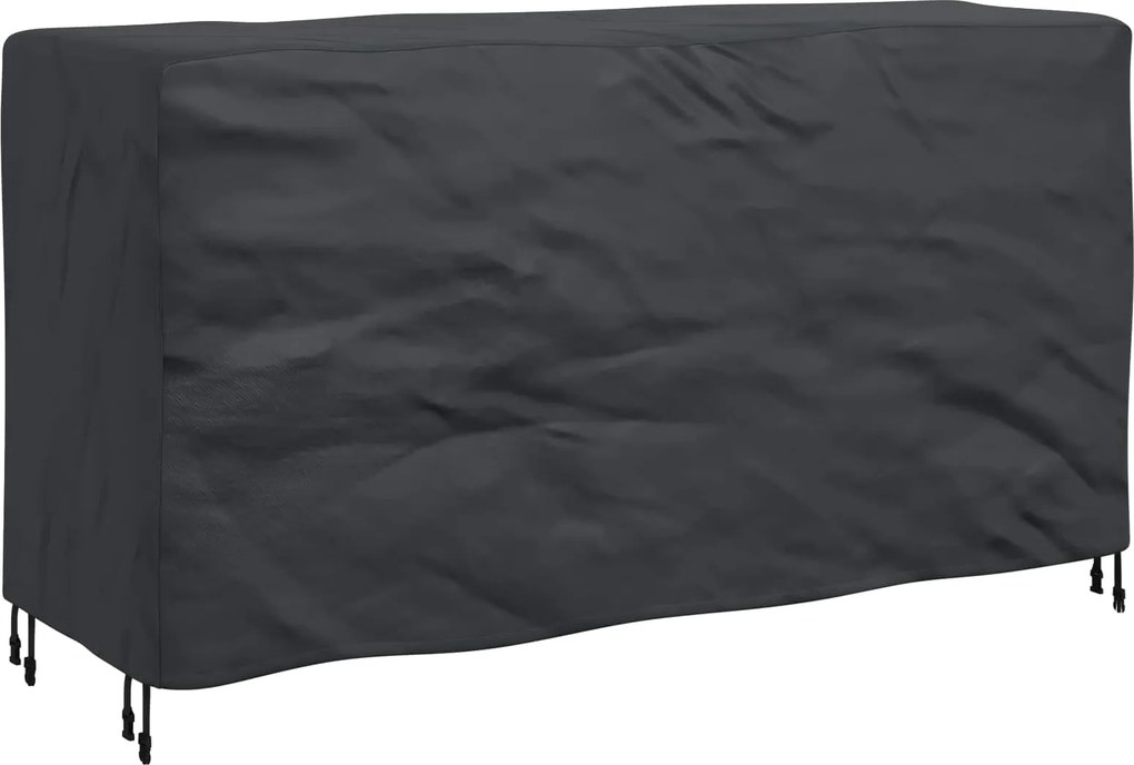 vidaXL Husă pentru mobilă Simplu Negru 180 x 70 x 90 cm 210D