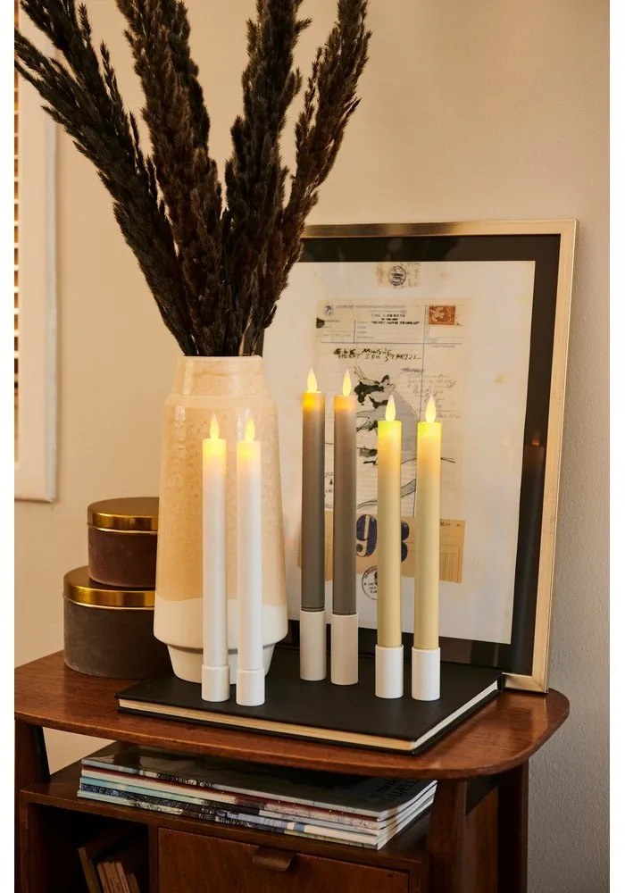 Lumânări LED 2 buc. cu baterii (înălțime 25 cm) Sara Crown – Sirius