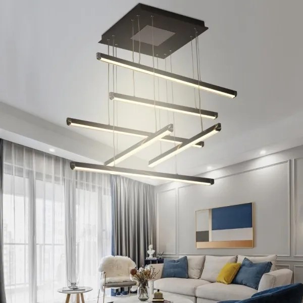 Lustră LED dimabilă aplicată LED/100W/230V 3000-6500K + telecomandă