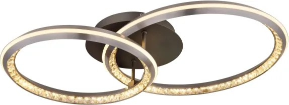 Globo 67329-50 - Plafonieră LED reglabilă ALAINA 50 W/230 V 2700-6000 K 50 x 75 cm + telecomandă inclusă