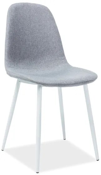 Scaun de sufragerie Fannie (Gri + Alb). 1050166