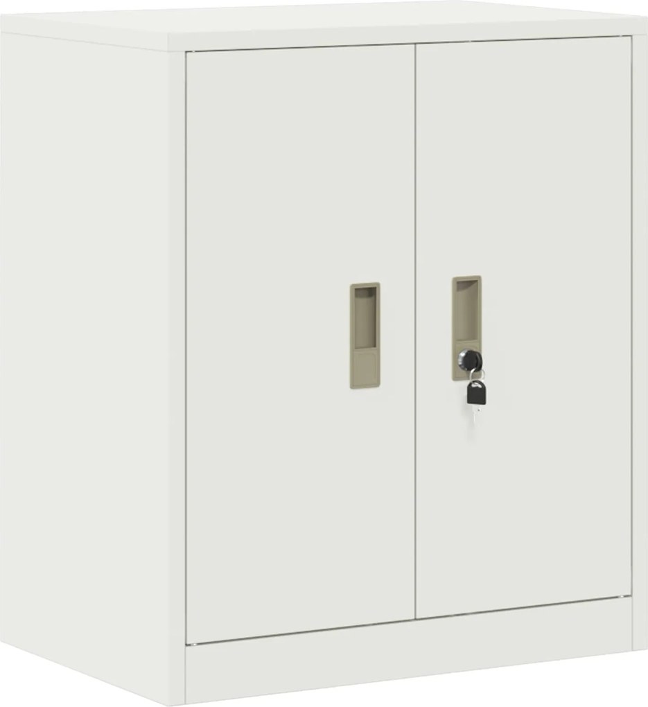 vidaXL Dulap de depozitare Alb 60 x 40 x 70 cm Oțel