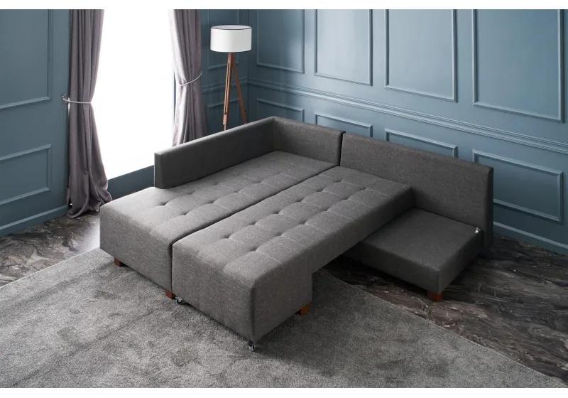Canapea Tip Coltar Tapitat Extensibil Manama Corner Sofa Bed Left -