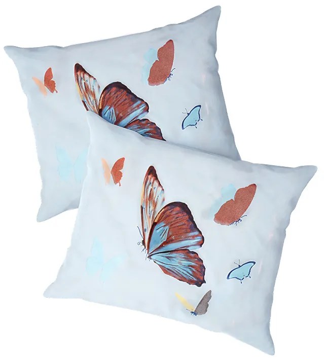 Set 2 huse de perna FLYING BUTTERFLIES 40x50 cm