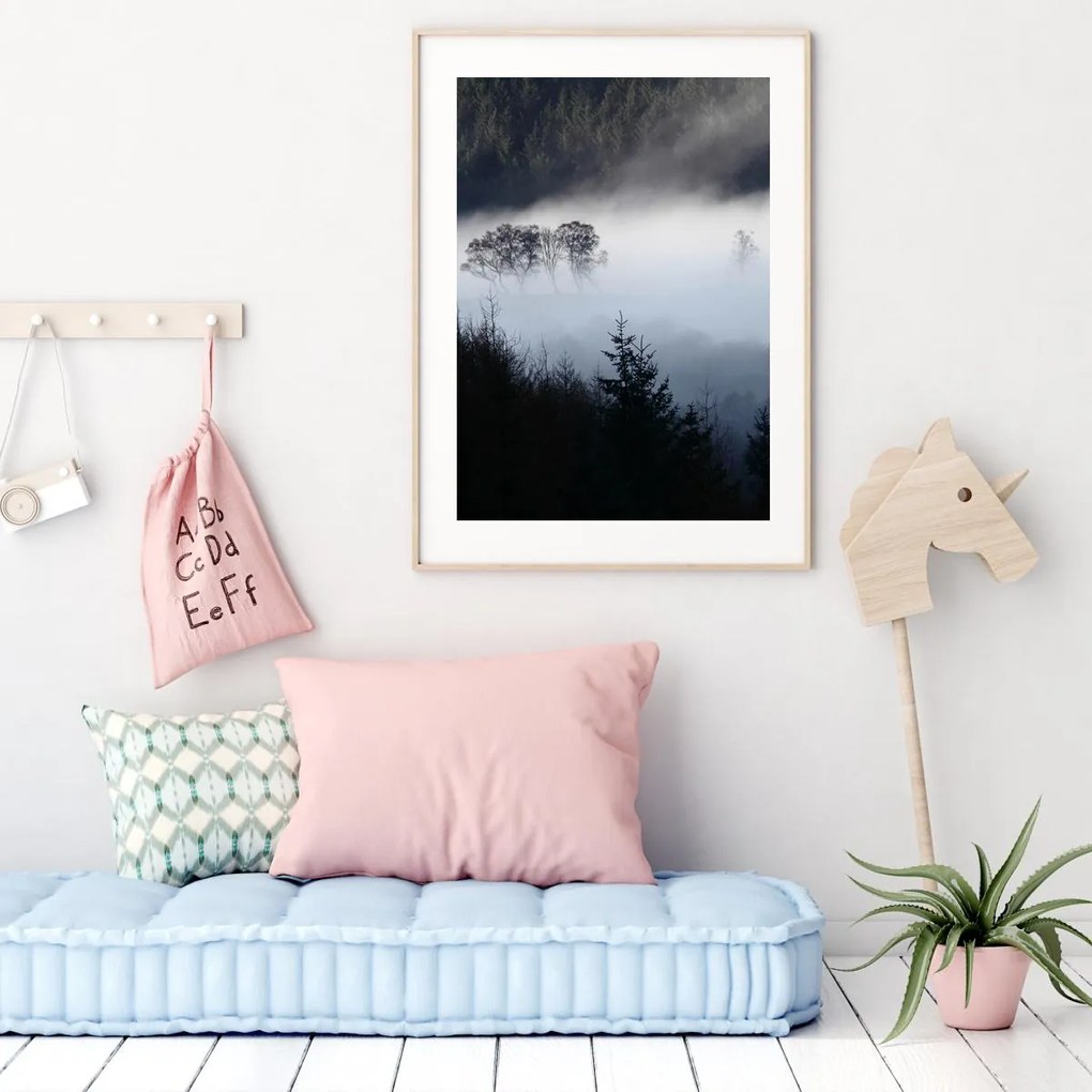 Poster - Păduea în ceață (A4)