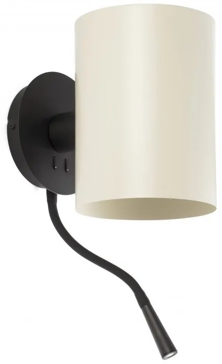 Aplica perete cu reader LED design modern GUADALUPE bej