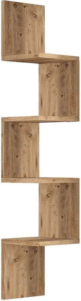 Raft WL9-A, stejar, PAL melaminat, 22x22x117 cm