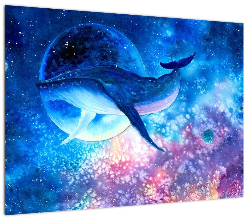 Tablou - Balena spațială (70x50 cm)