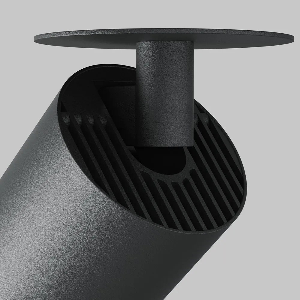 Spot LED incastrabil design tehnic FOCUS 3000K negru