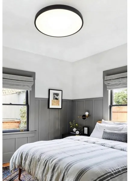 Top Light Metal 40C - Plafonieră LED LED/36W/230V  40 cm negru