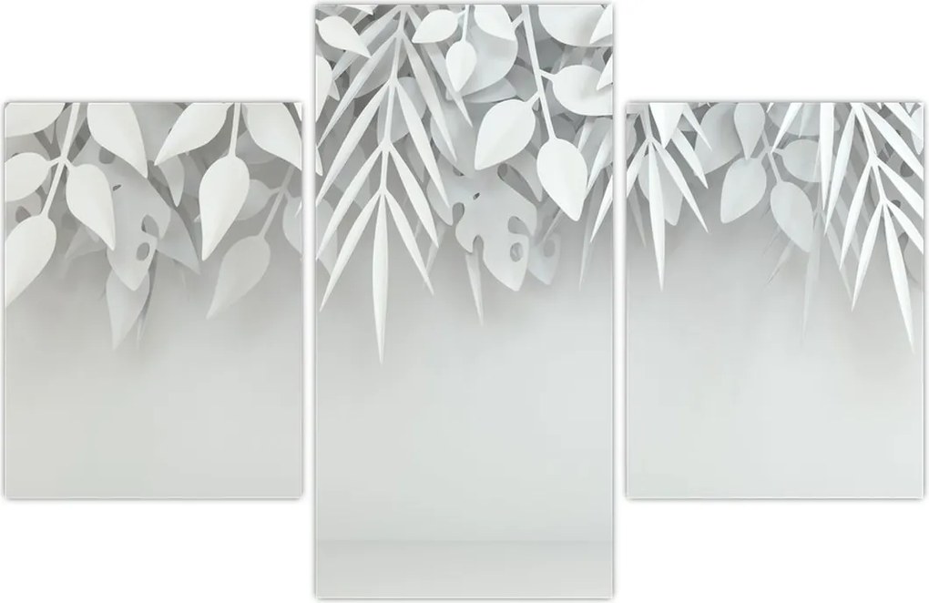 Tablou - Frunze de plasitic (90x60 cm)