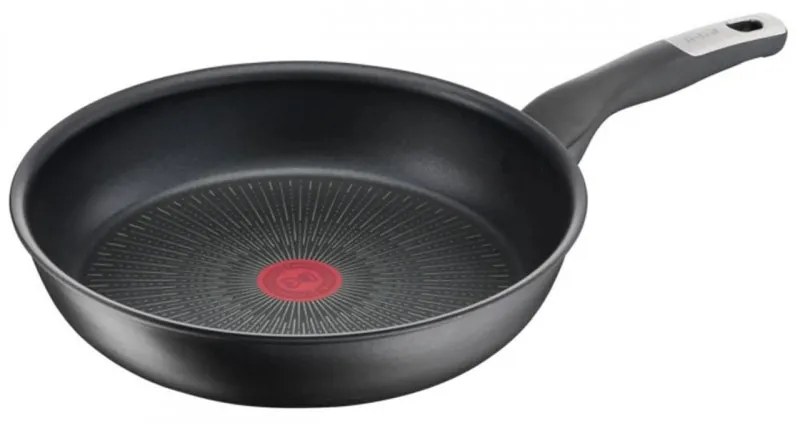 Tigaie Tefal G2550572, 26 cm, Thermo-Spot, Acoperire neaderentă din titan X6, Inductie, Negru