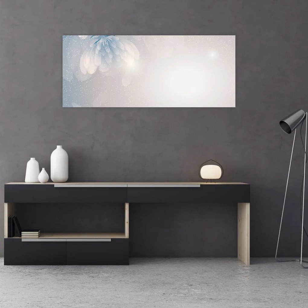 Tablou - Flori înzăpezite (120x50 cm)