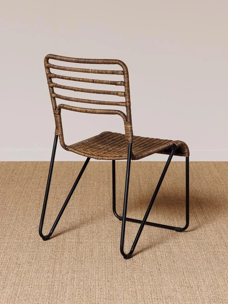 Scaun dining, maro, din rattan, Veracruz
