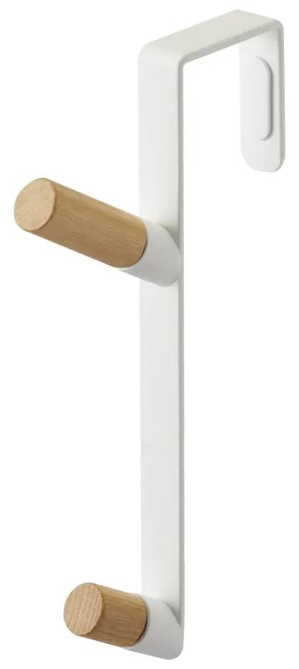 Cuier de ușă alb-natural din metal 1,5 cm Tower – YAMAZAKI