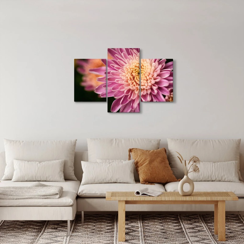 Tablou detailat cu flori (90x60 cm)
