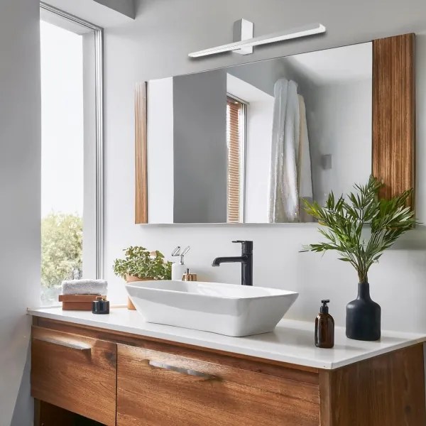 Aplică LED pentru oglindă de baie ARTEMIS LED/13,8W/230V 4000K 60cm IP44 argintiu