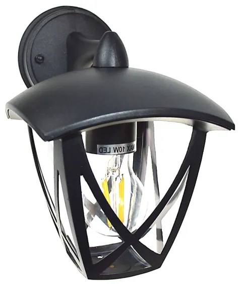 Aplică perete exterior ODINA 1xE27/10W/230V IP44