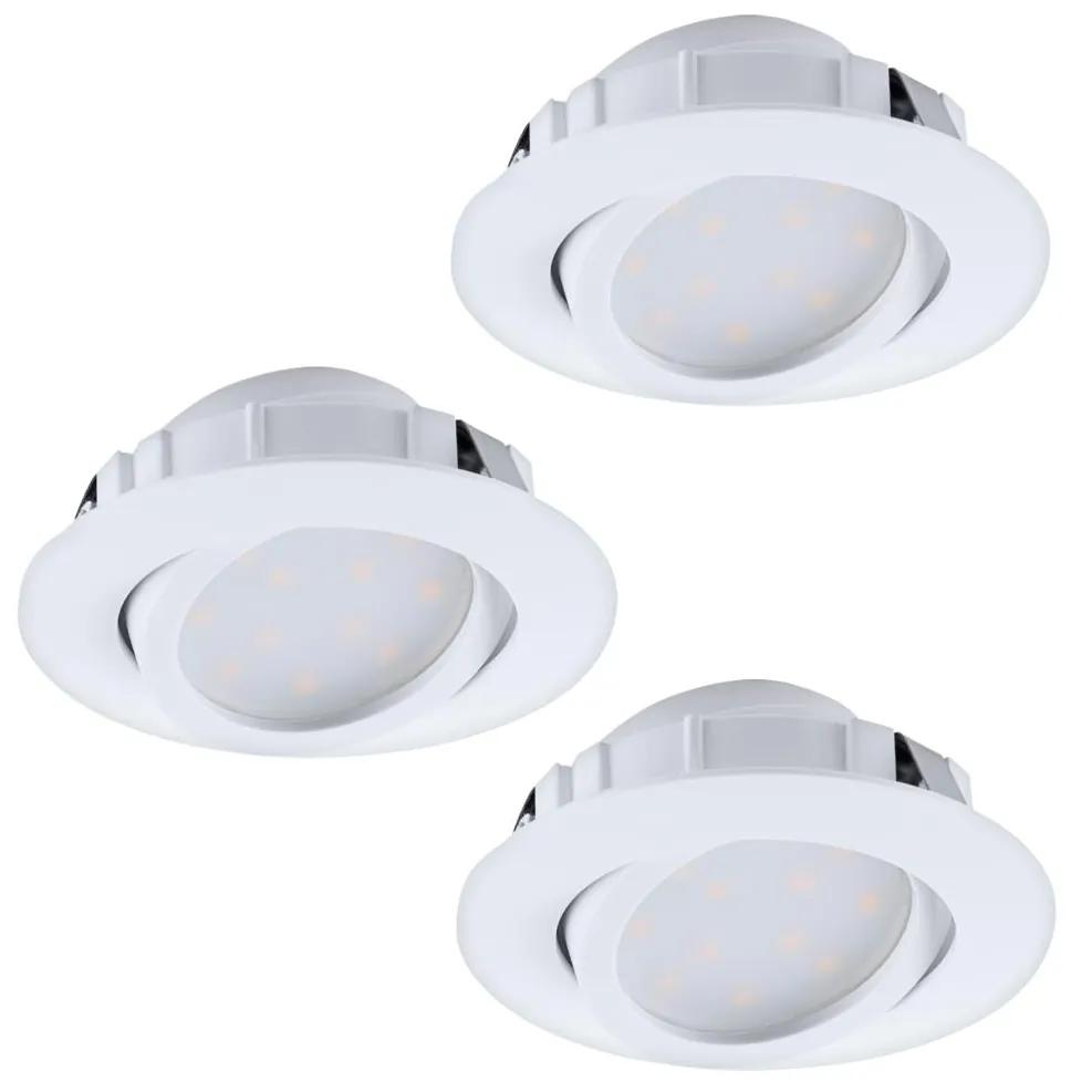 Eglo 95857- SET 3x Corp de iluminat LED tavan fals PINEDA 1xLED/5,5W/230V