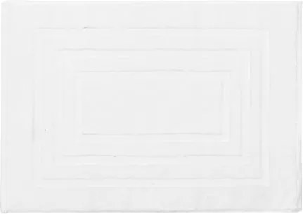 Covor baie Lovely alb, 45 x 65 cm