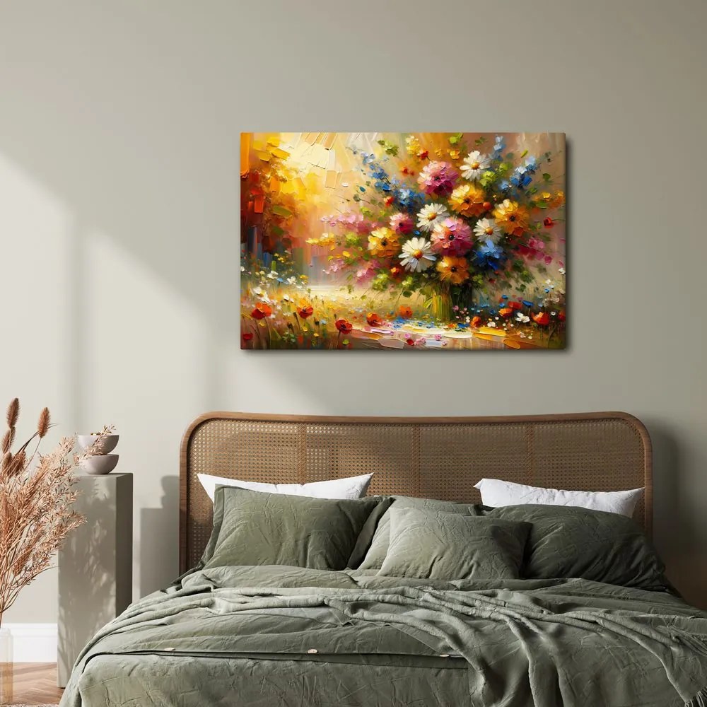 Tablou buchet multicolor