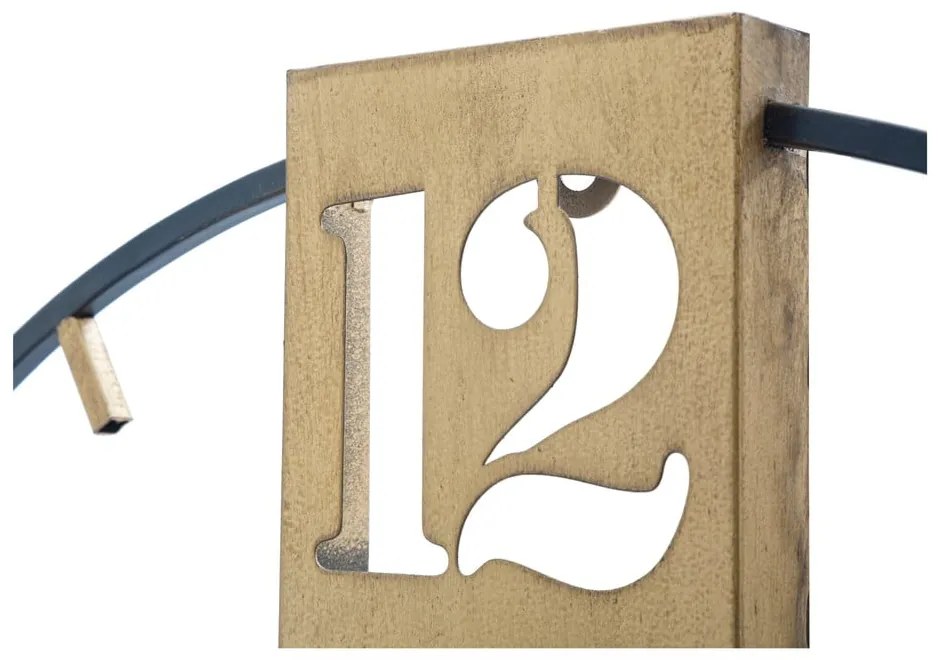 Ceas de perete Mauro Ferretti Goldy, ø 60 cm, auriu - negru