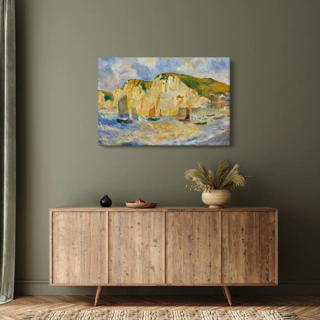 Tablou - Auguste Renoir, Sea and Cliffs, reproducere (90x60 cm)