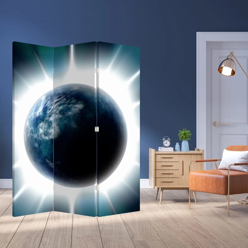 Paravan - Planeta iluminată (126x170 cm)