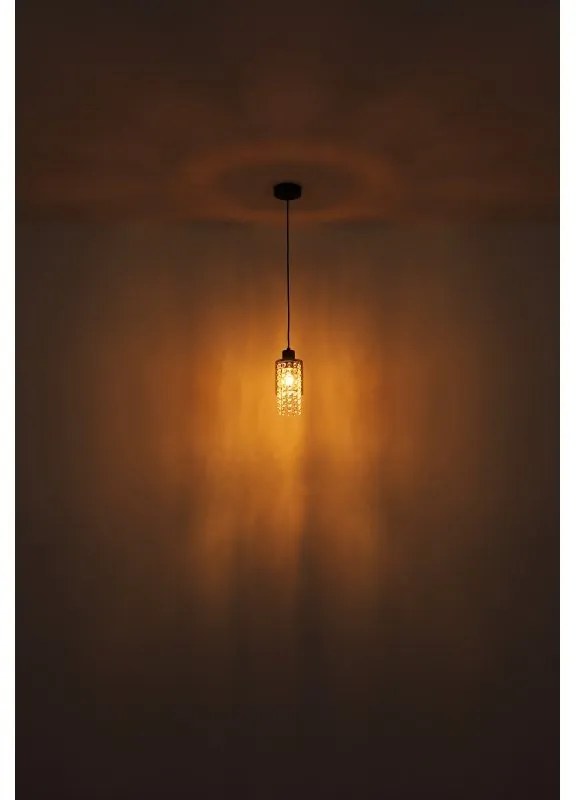 Pendul design modern Backey negru, fumuriu
