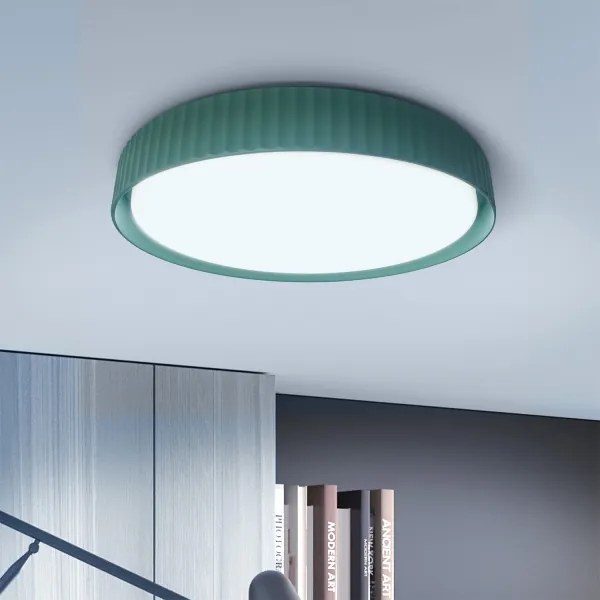 Brilagi - Plafonieră LED dimabilă LUCIA LED/48W/230V diam. 41 cm verde + telecomandă