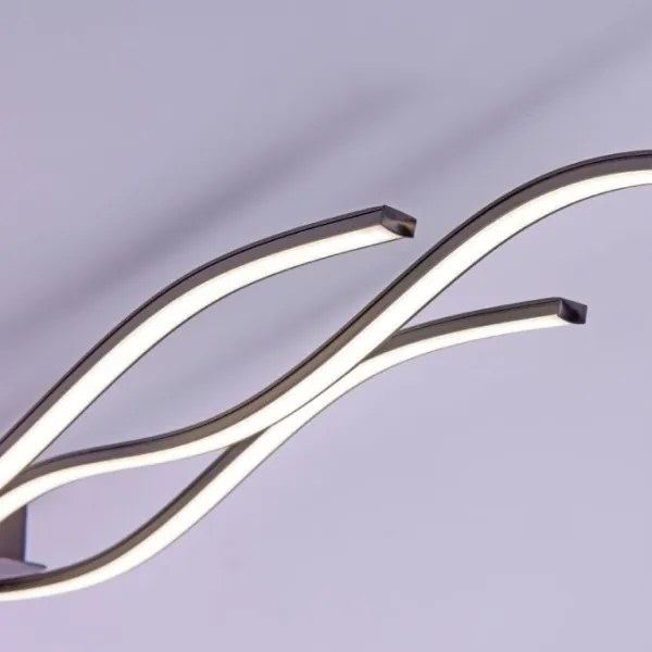 Leuchten Direkt 15167-18-LED Plafonieră aplicată WAWE 2xLED/12,5W/230V+LED/17W