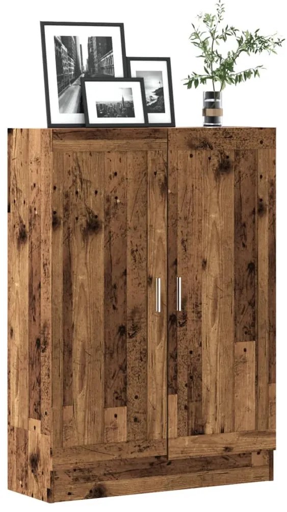 vidaXL Bibliotecă, lemn vechi, 82,5x30,5x115 cm, lemn prelucrat