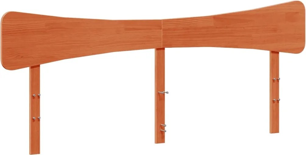 vidaXL Tăblie de pat, maro ceruit, 200 cm, lemn masiv de pin