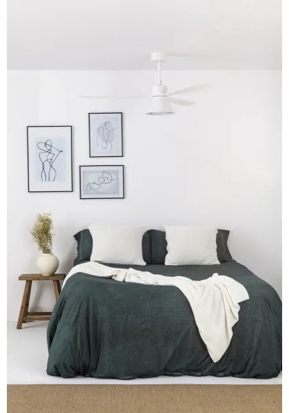 FARO AMELIA L CONE 33760WT-22-LED - ventilator cu lampă LED reglabilă/20W/230V, alb, Ø132 cm WT + telecomandă