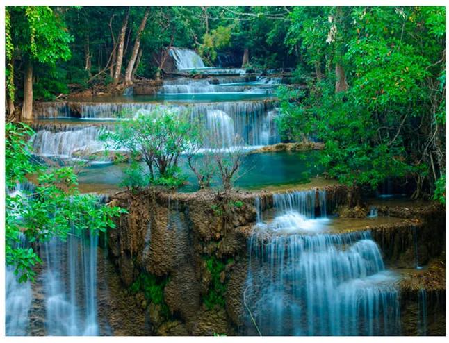 Fototapet - Waterfall in Kanchanaburi, Thailand