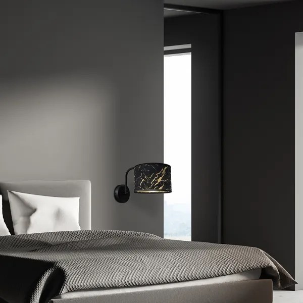 Aplică SENSO 1xE27/60W/230V negru