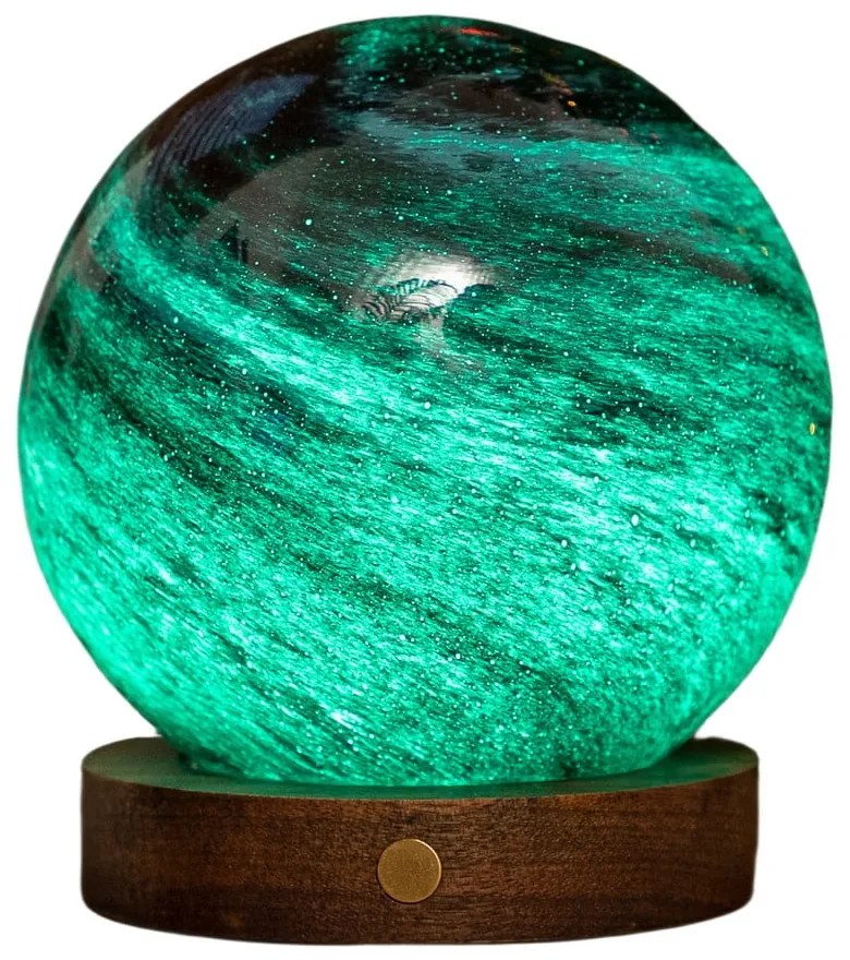 Decorațiune luminoasă maro închis/în culoare naturală închisă cu USB ø 12 cm Stellar Ocean – Gingko