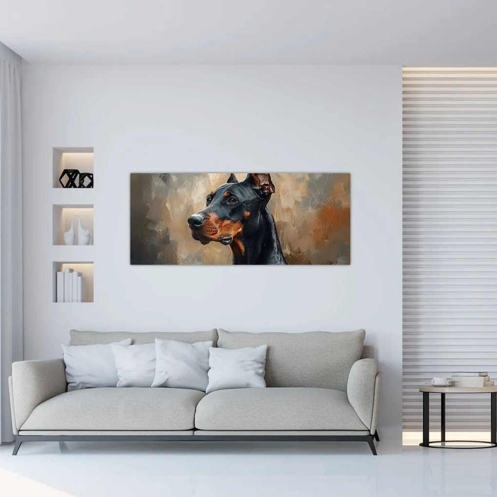 Tablou - Portretul lui Dobrman (120x50 cm)