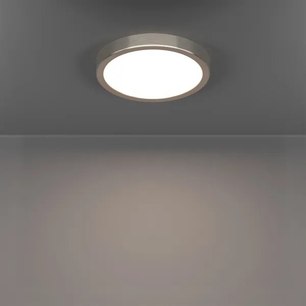 Eglo 901381 - Plafonieră LED FUEVA-Z RGBW dimabilă, sticlă fumurie, LED/11,2W/230V 21,1cm IP44 crom