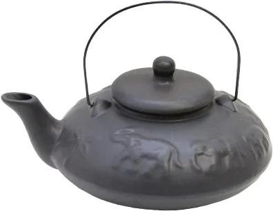 Ceainic Artefacte din ceramica neagra 18x22x12 cm
