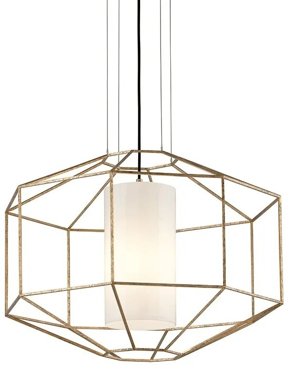 Pendul LUX design deosebit SILHOUETTE big, cu abajur cilindric din sticla