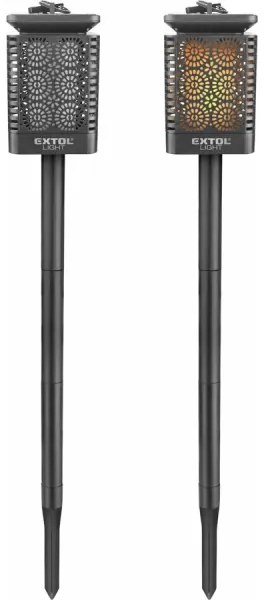 Corp de iluminat LED solar 4 în 1 Extol LED/600 mAh/1,2V IP44