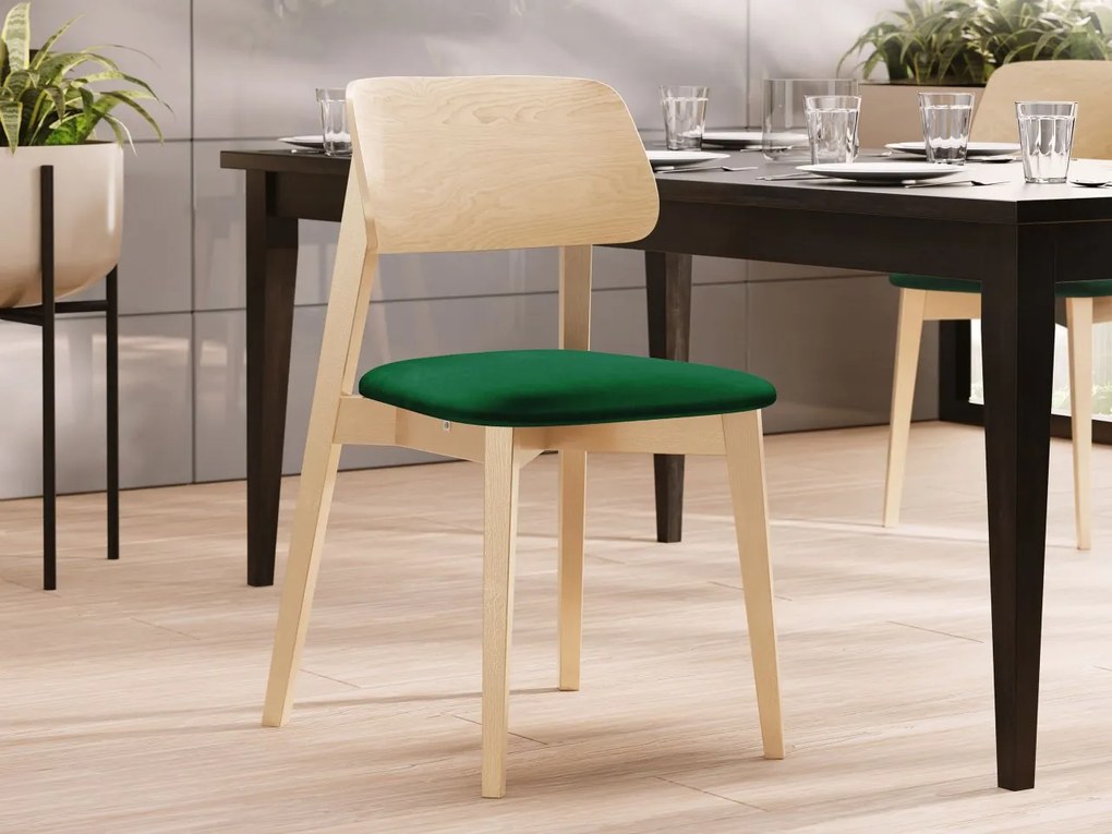 Scaun sufragerie KD 63 (Fag + smaragd) . 1103459