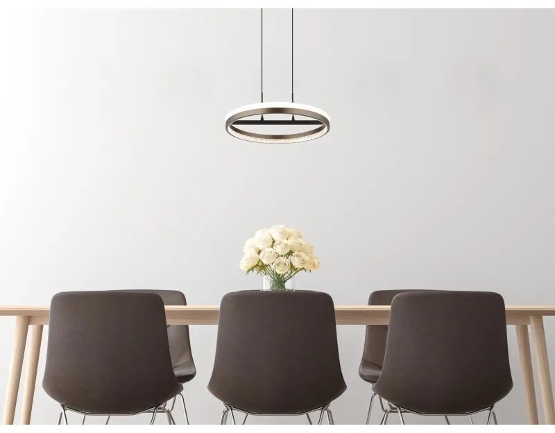 Lustra suspendata moderna LED CCT DELLA 67179H GL