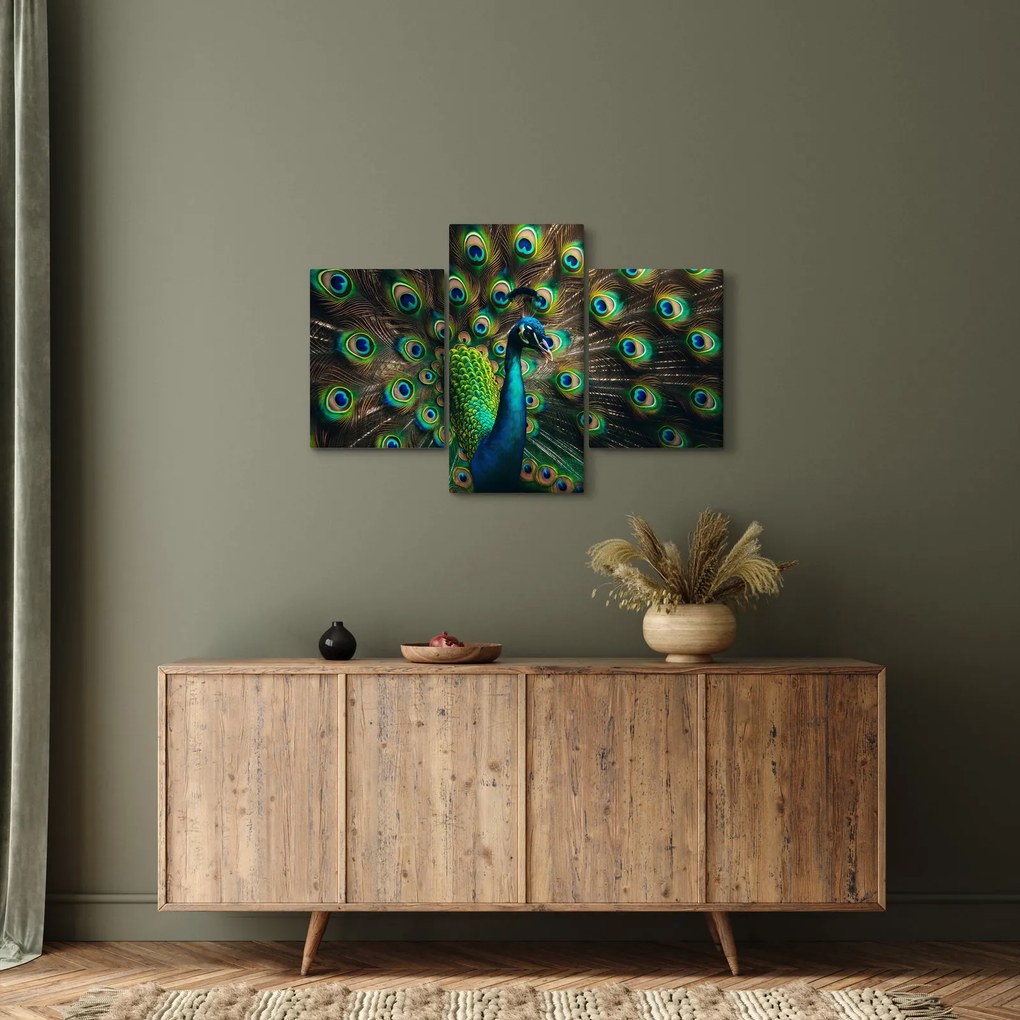 Tablou – Păun (90x60 cm)