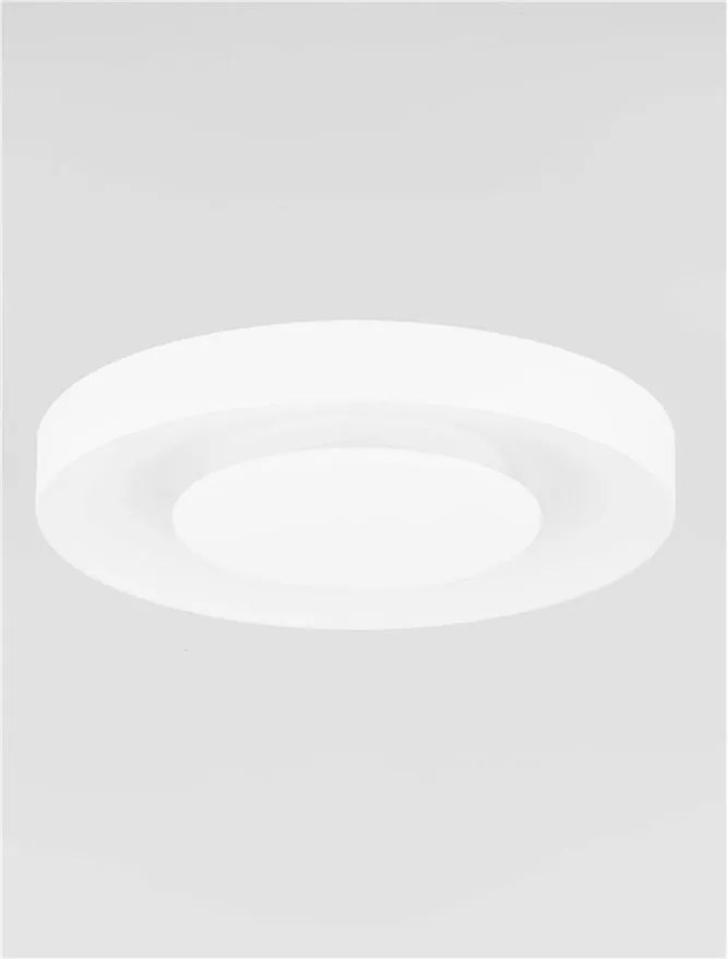 Plafoniera LED design slim PADA alb D-40cm