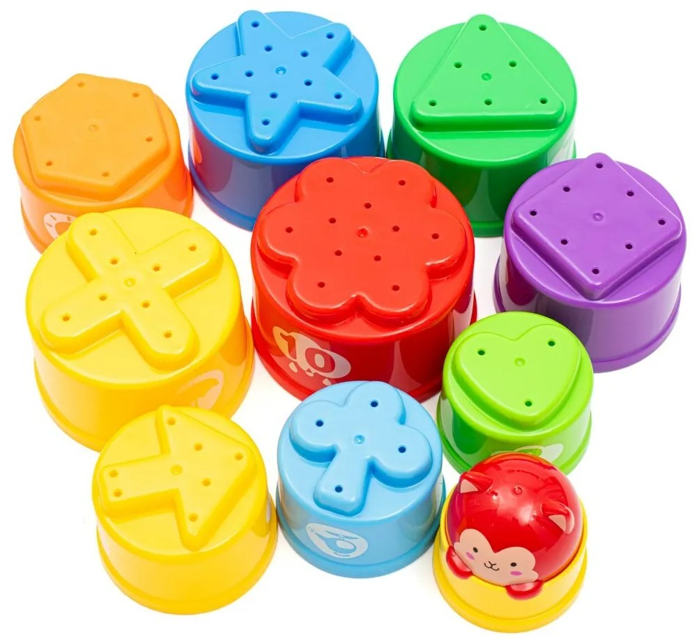 Cupe educaționale cu melodie Baby Mix, 10 buc